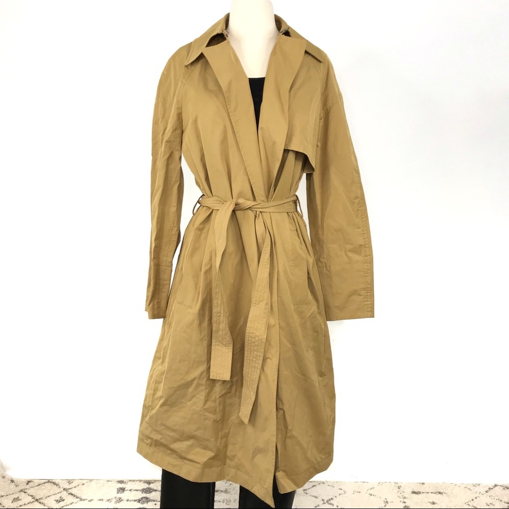 SOLD! A.L.C. Bridges Khaki Trench Coat - Picture 3 of 10